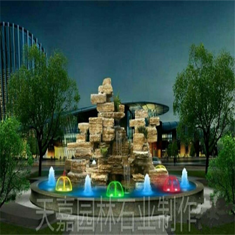 东河水幕墙喷泉设计